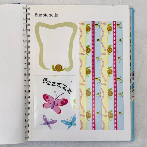 Scrapbooking Materials Book Stencils, Stickers and More by Bay Books Incomplete - Picture 6 of 11